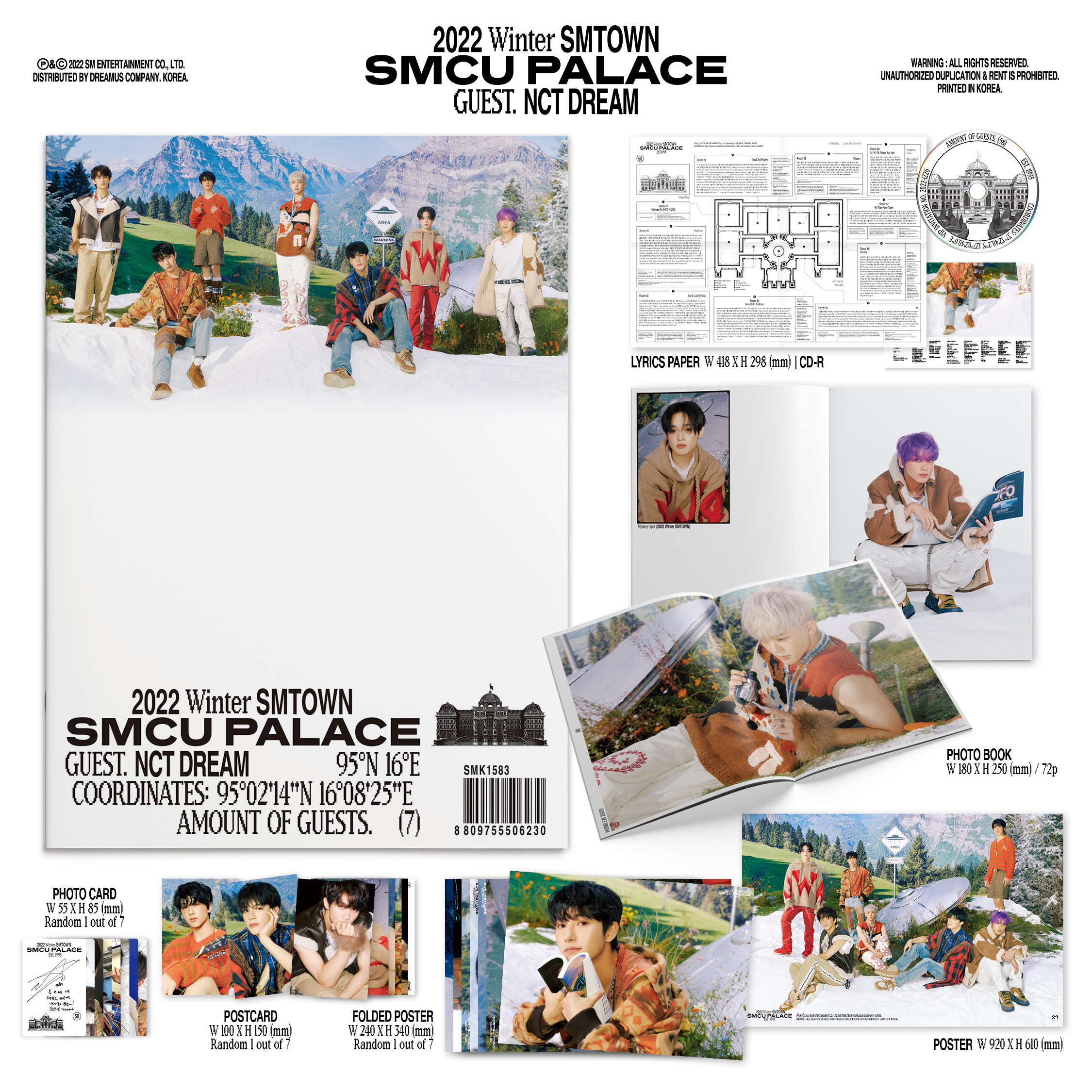 ktown4u.com : NCT DREAM - 2022 Winter SMTOWN : SMCU PALACE (GUEST